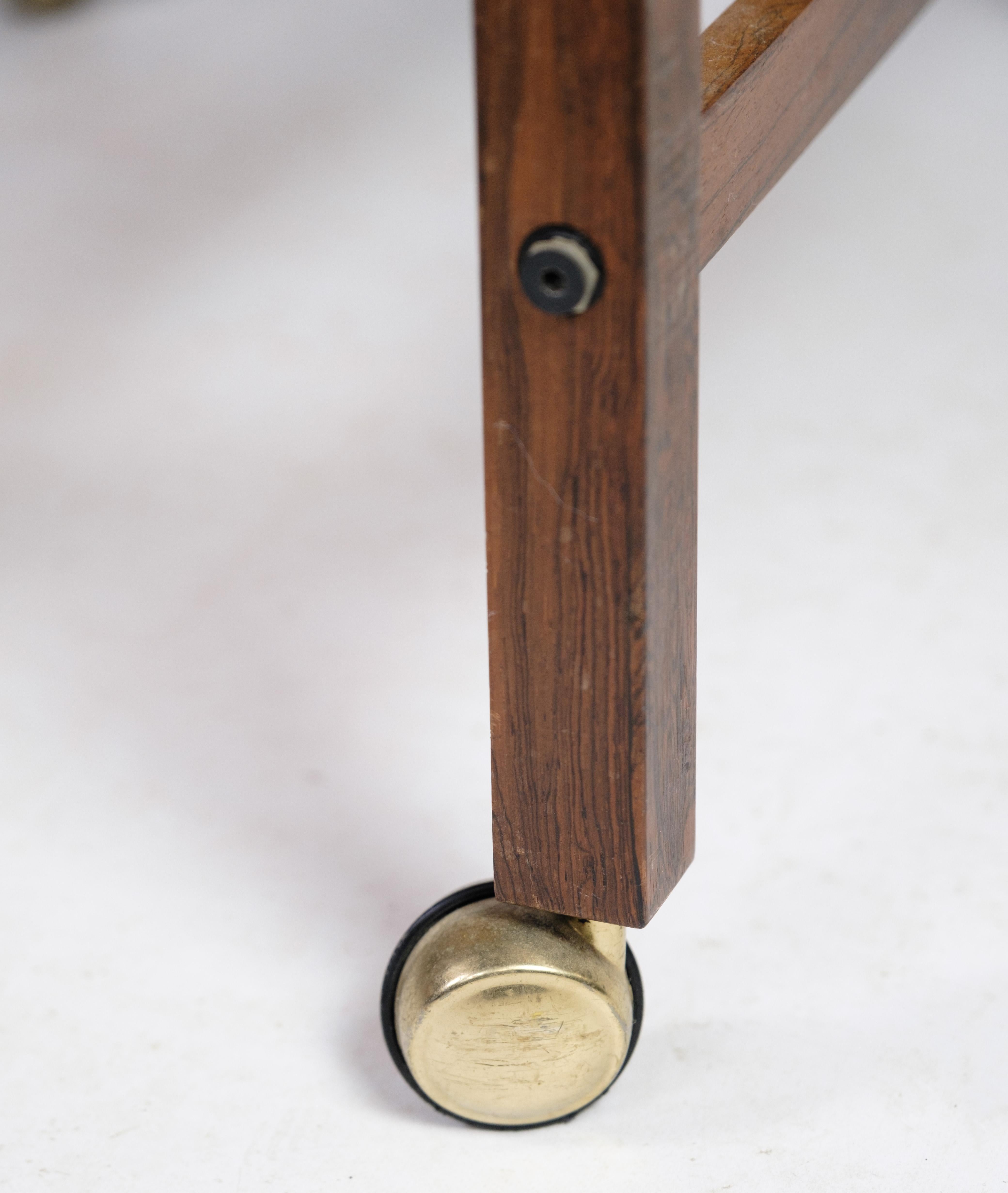 Sewing Table / Bar Table Made In Rosewood By Furniture Design 1960s en venta 2