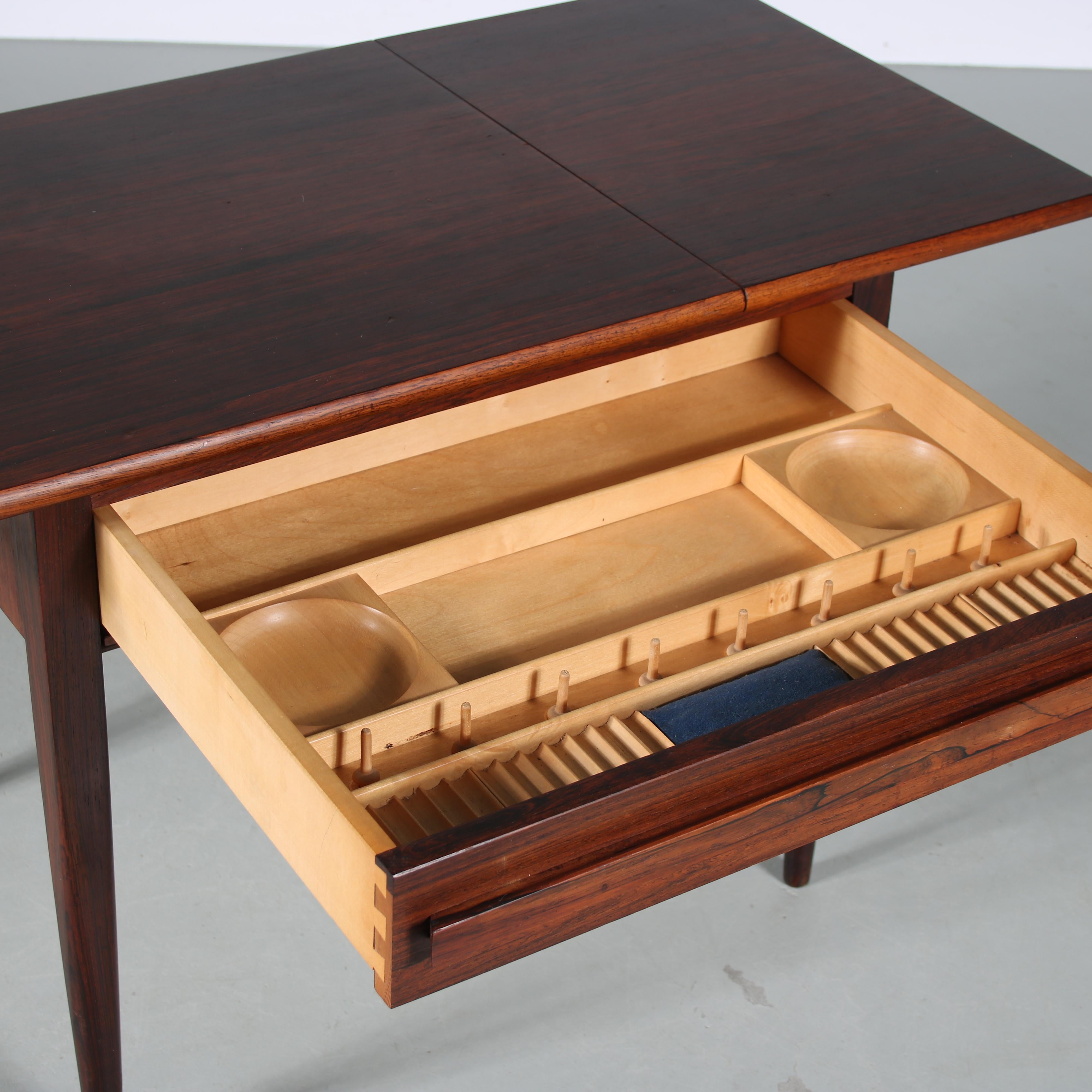 Sewing Table by Johannes Andersen for CFC Silkeborg, Denmark, 1960 1