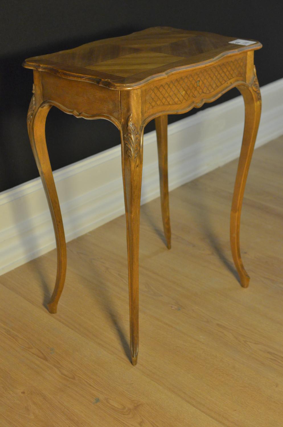 19th Century Sewing Table Napoleon III France Walnut from 1880