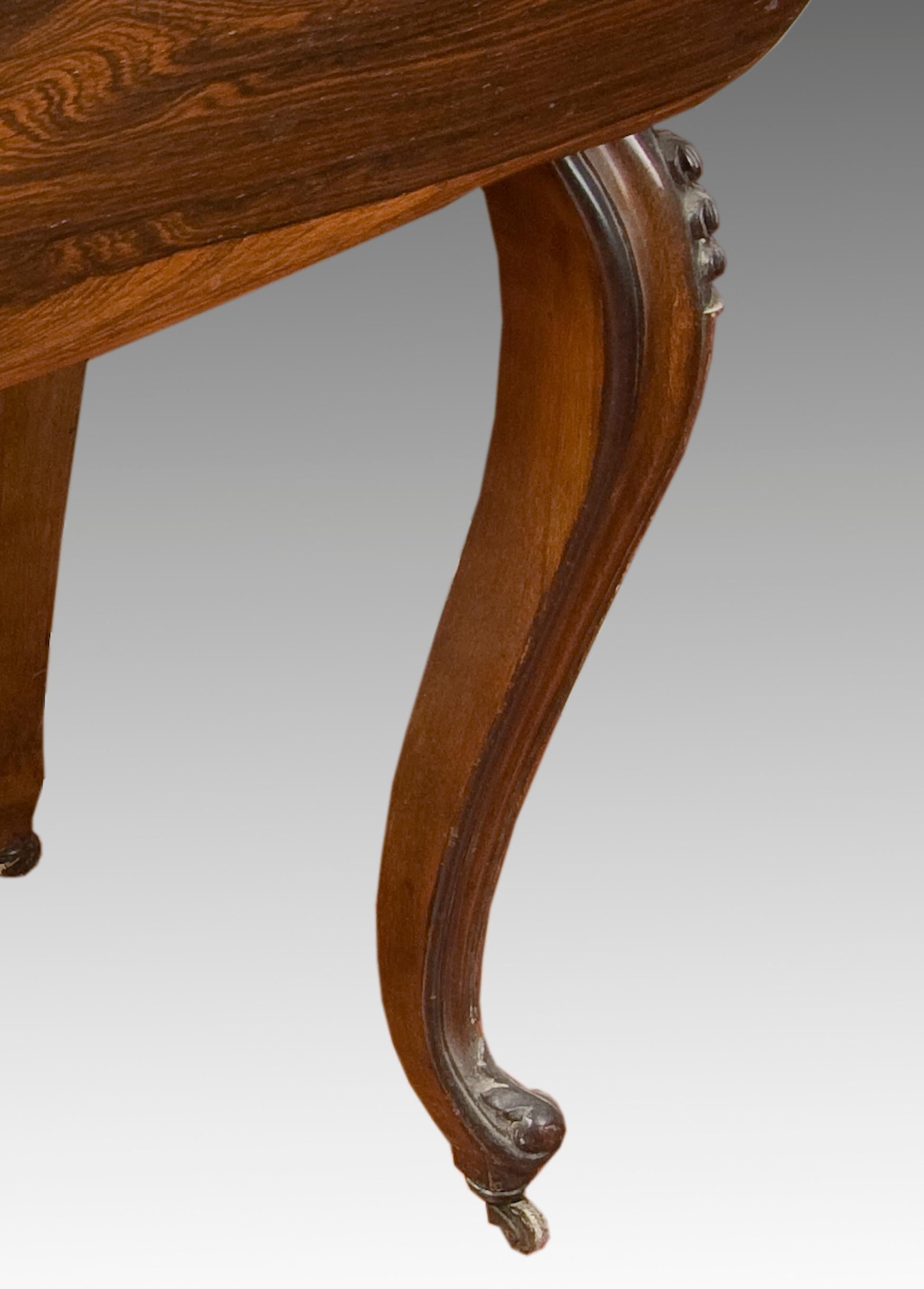 Other Sewing Table with Wings, Palosanto or Rosewood Wood, 19th Century For Sale