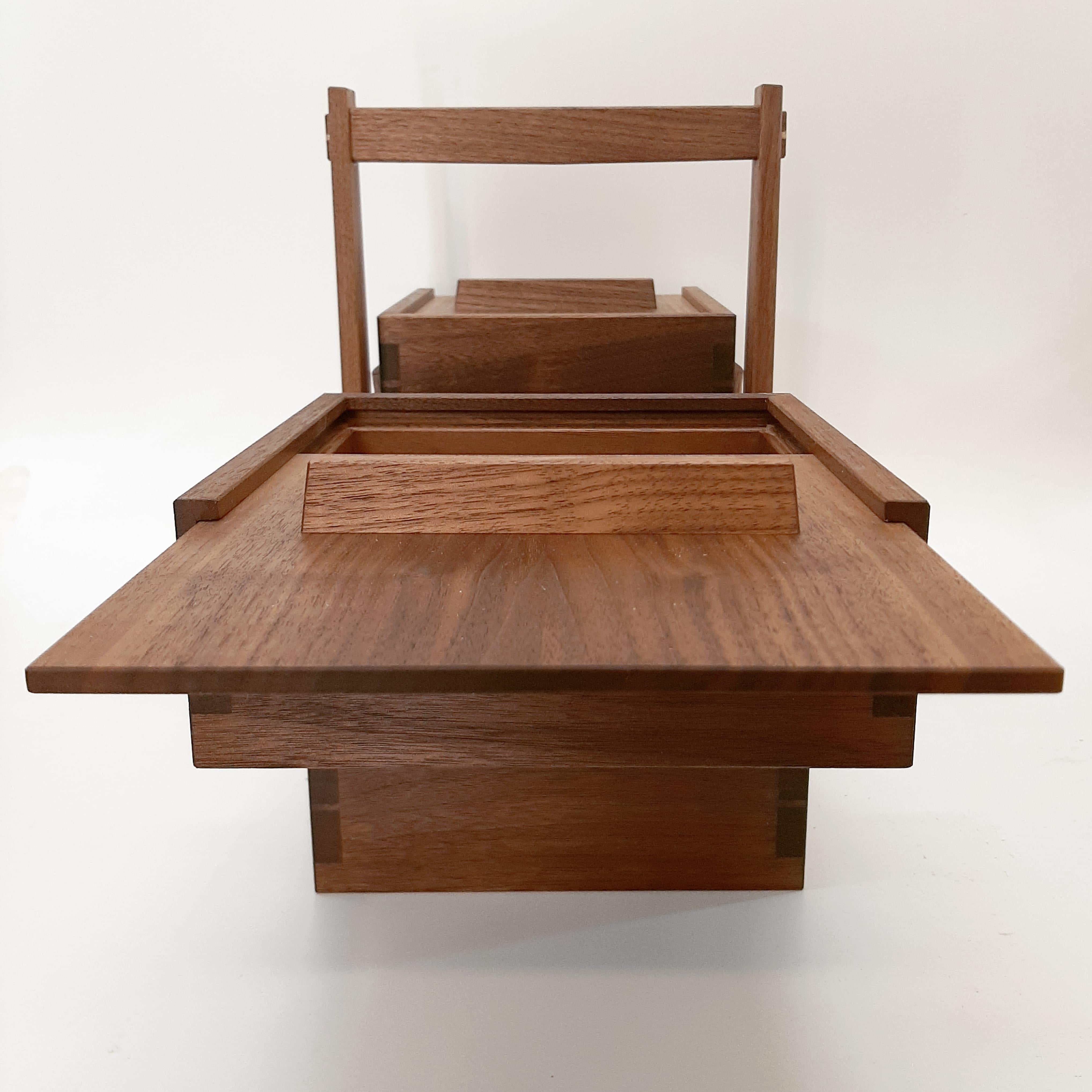 Sewing Box by Frank Buschmann - La fusion de l'artisanat et de l'innovation

Cette boîte à couture fabriquée à la main transcende sa fonction traditionnelle de simple solution de rangement, offrant un commentaire profond sur l'acte de création. Tout