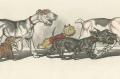 Sex Appeal – Humorous Etching by Boris O’Klein, Dirty Dogs of Paris, ca.1930