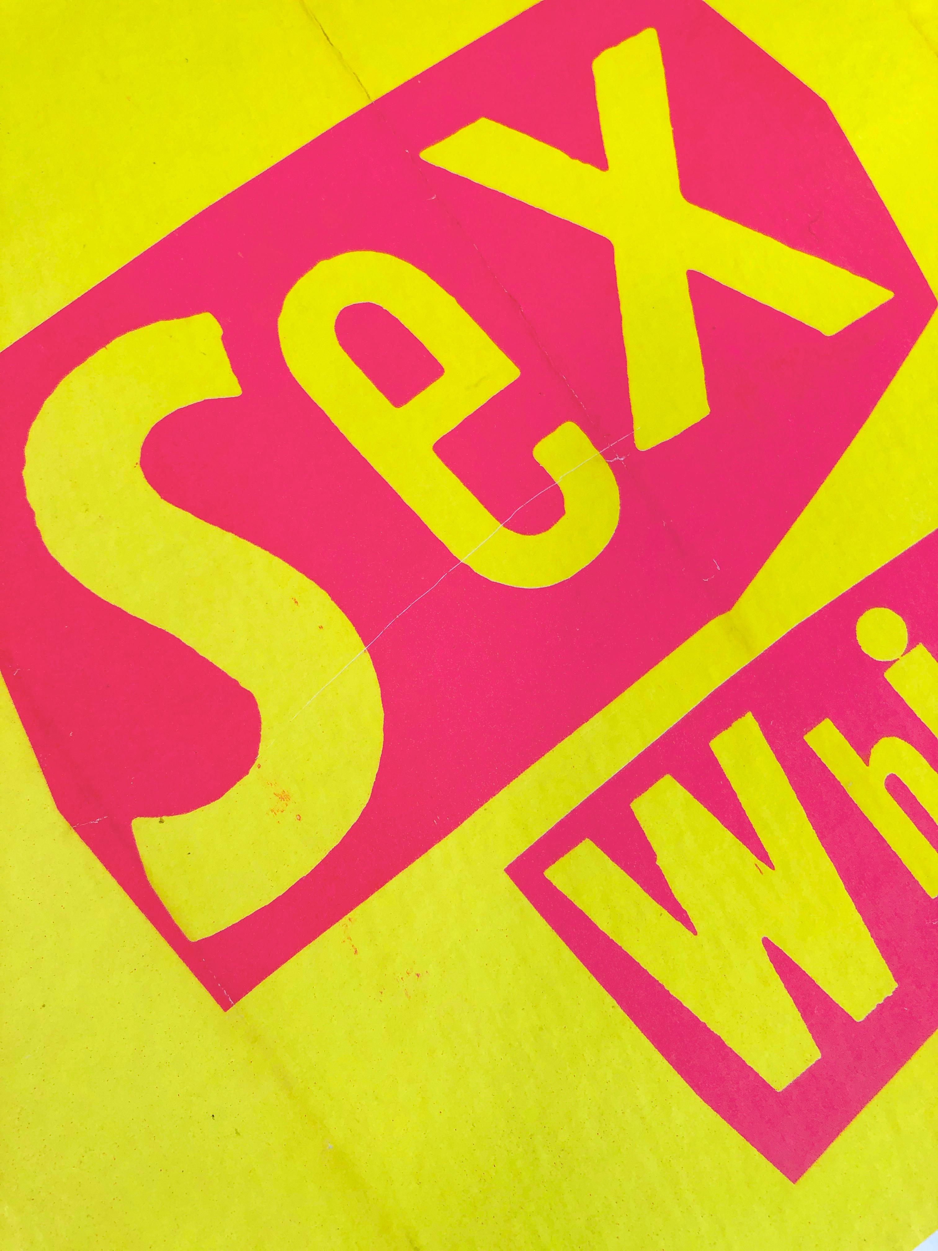 Sex Pistols Original Vintage Promo Banner Poster, British, 1977 In Good Condition In Devon, GB
