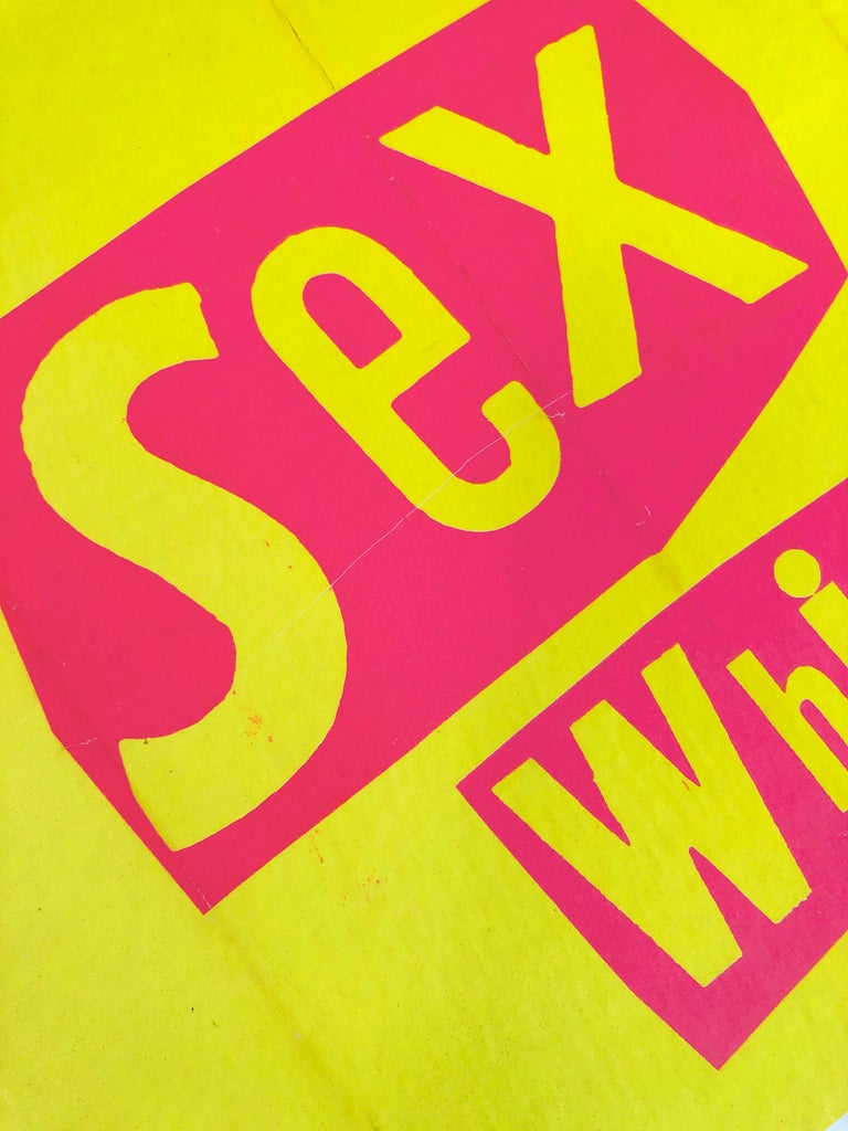Sex Pistols Original Vintage Promo Banner Poster British