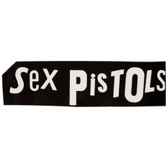 Sex Pistols Original Retro Promo Banner Poster, British, 1977