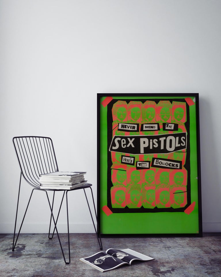 Sex Pistols Original Vintage Promotional Poster By Jamie Reid American 1977 At 1stdibs