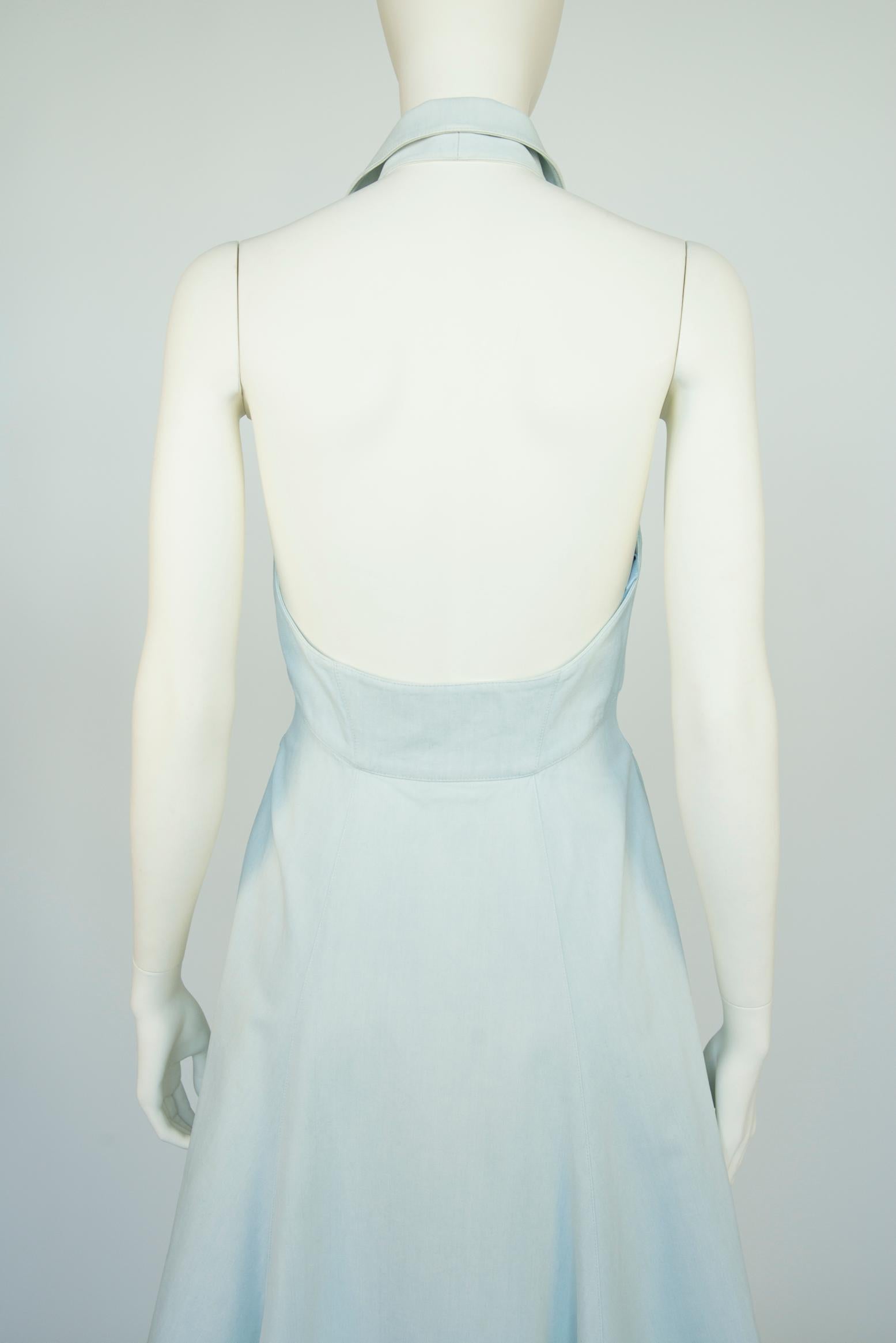 Sex & The City Thierry Mugler Full Circle Midikleid mit Neckholder und Neckholder 7