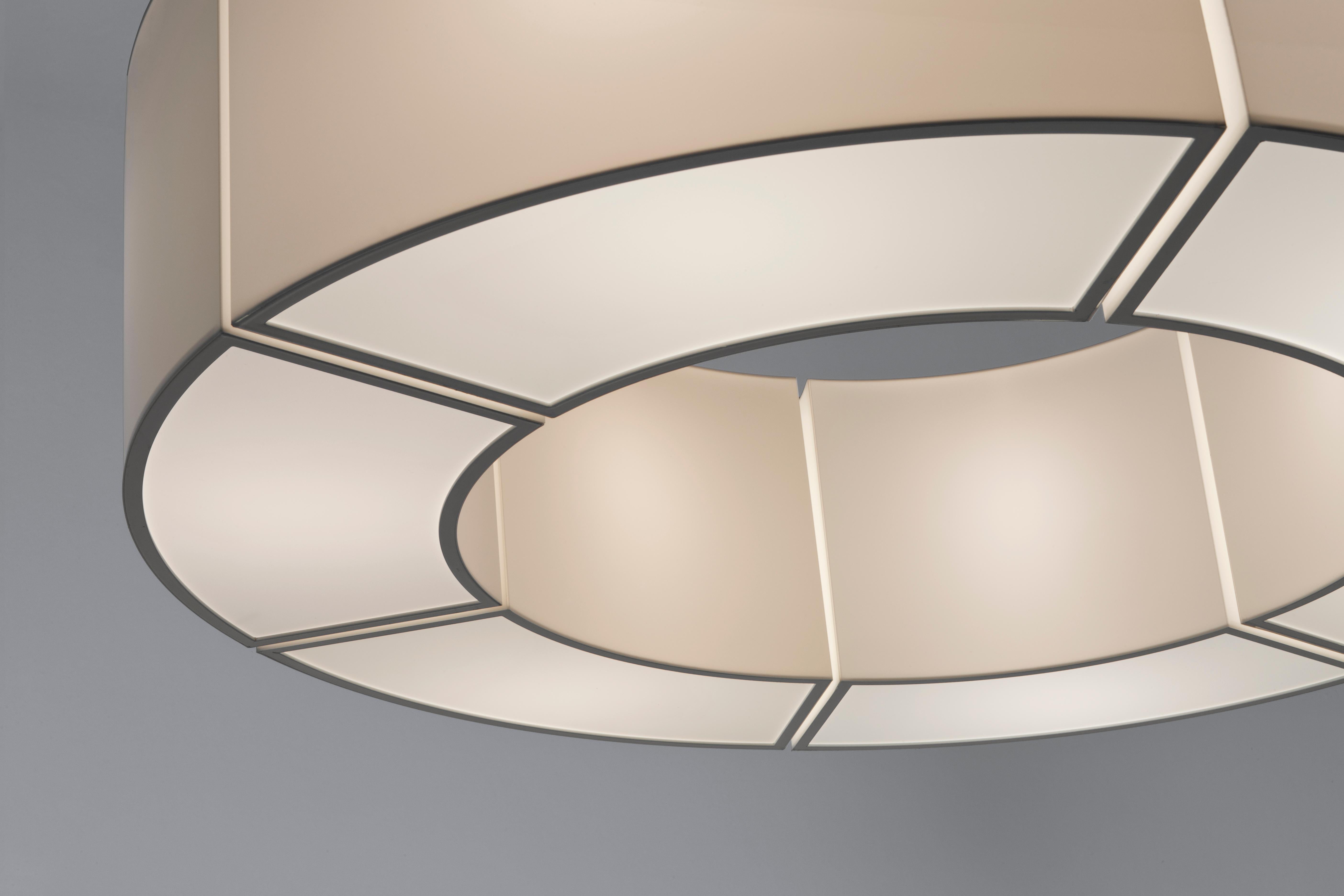 Modern Sexta Pendant Lamp by Miguel Milá For Sale