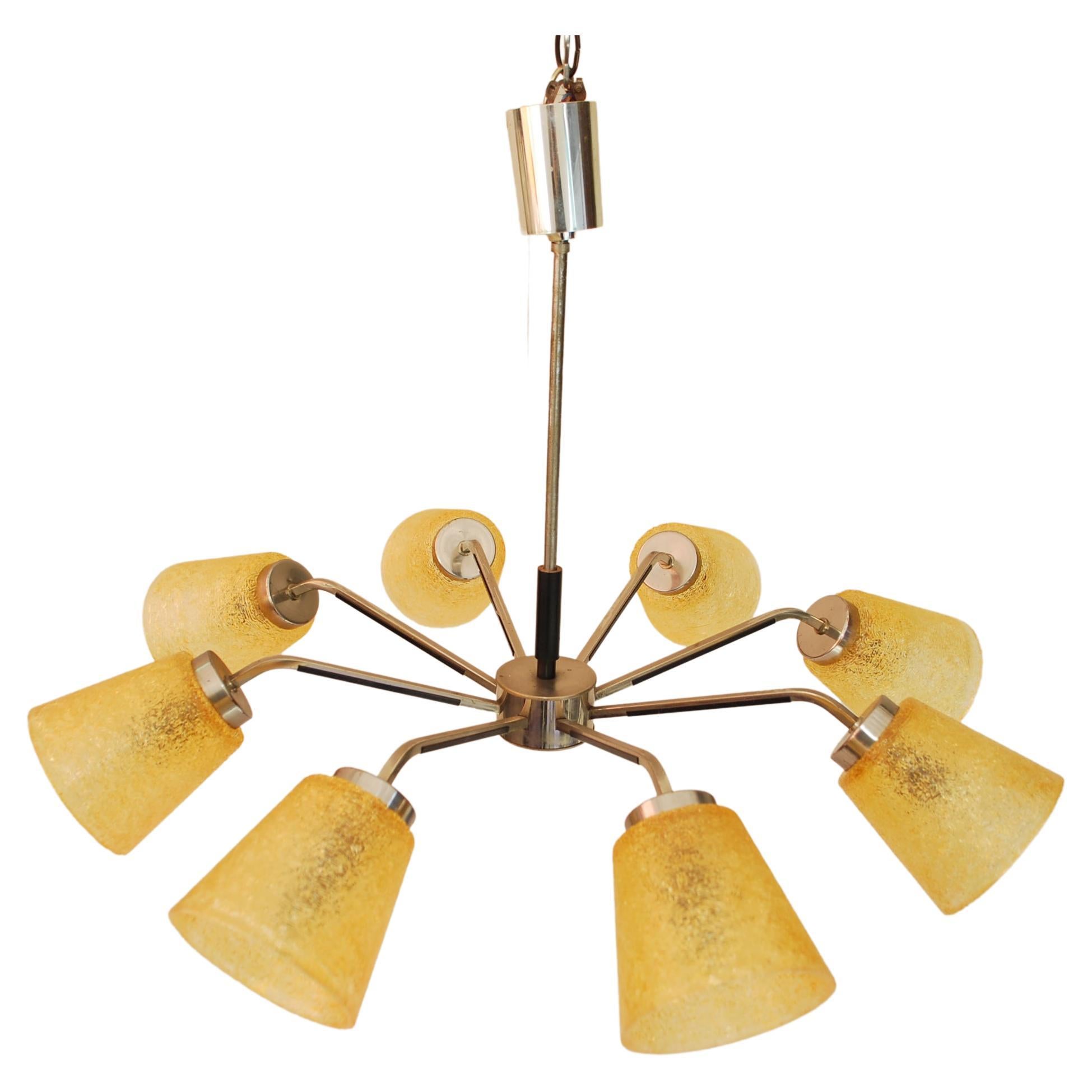 Sexy 1950s Chandelier from Germany For Sale