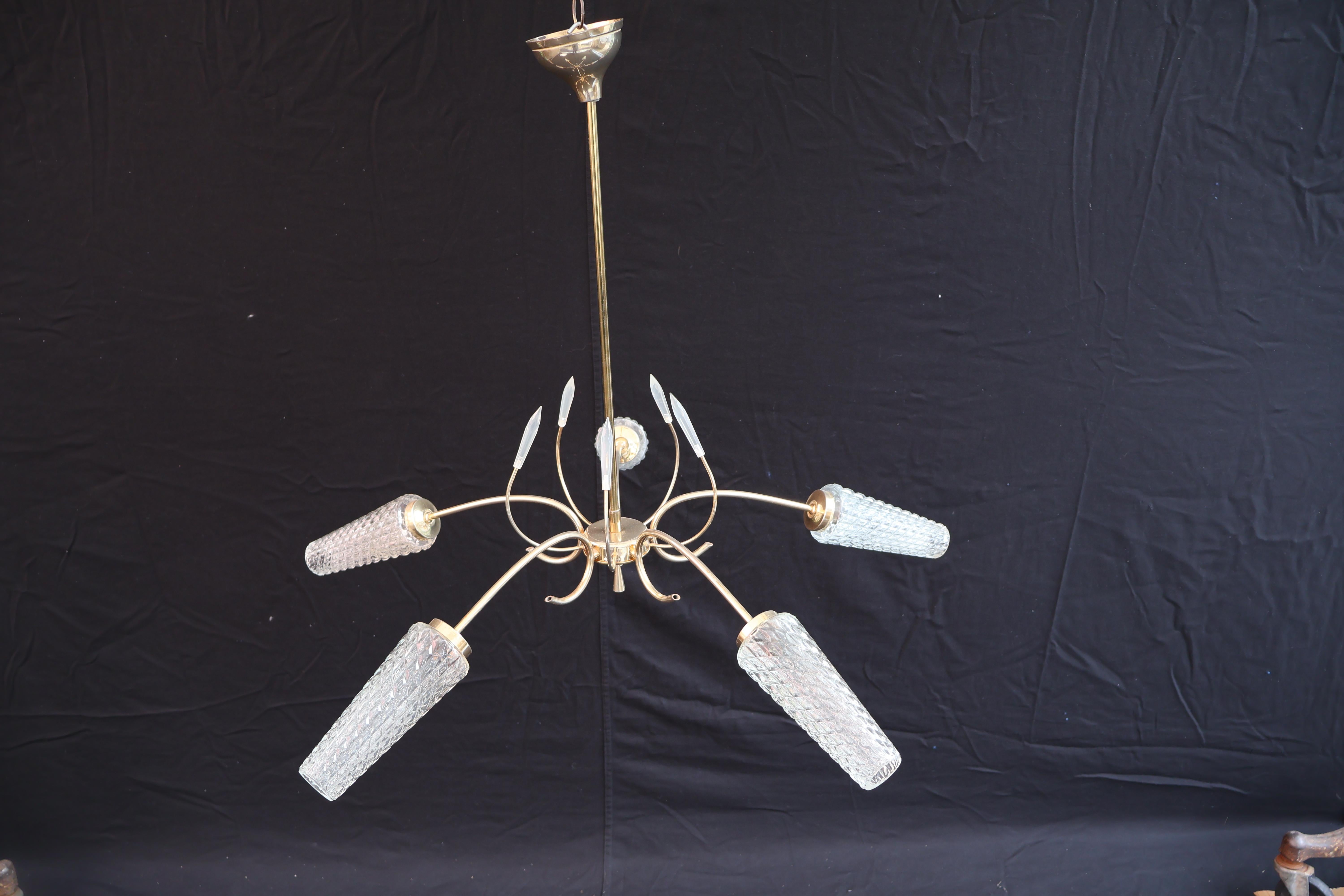 Araña francesa sexy de los años 50 Latón en venta