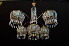Sexy 1960s Crystal Chandelier