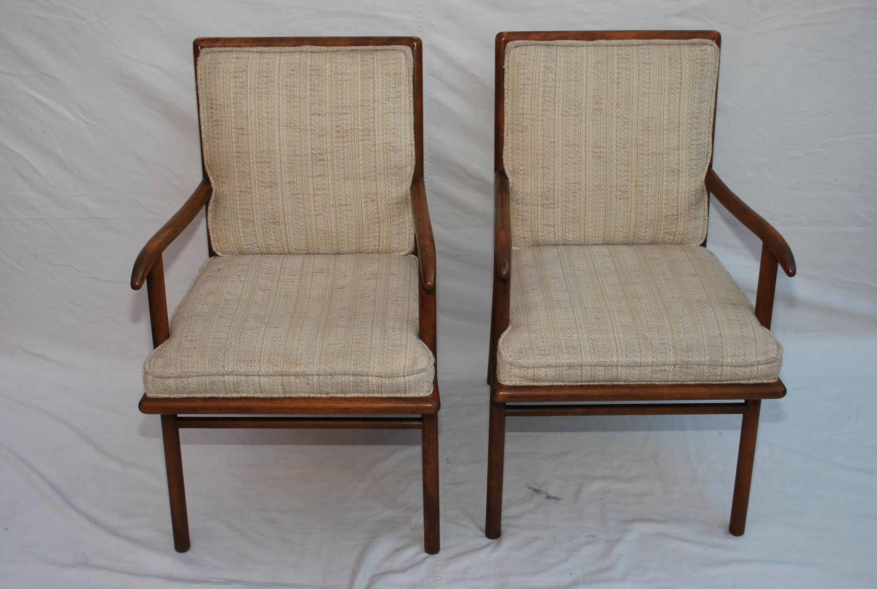 Mid-Century moderno Sedie sexy del Mid Century design di TH Robsjohn Gibbings in vendita