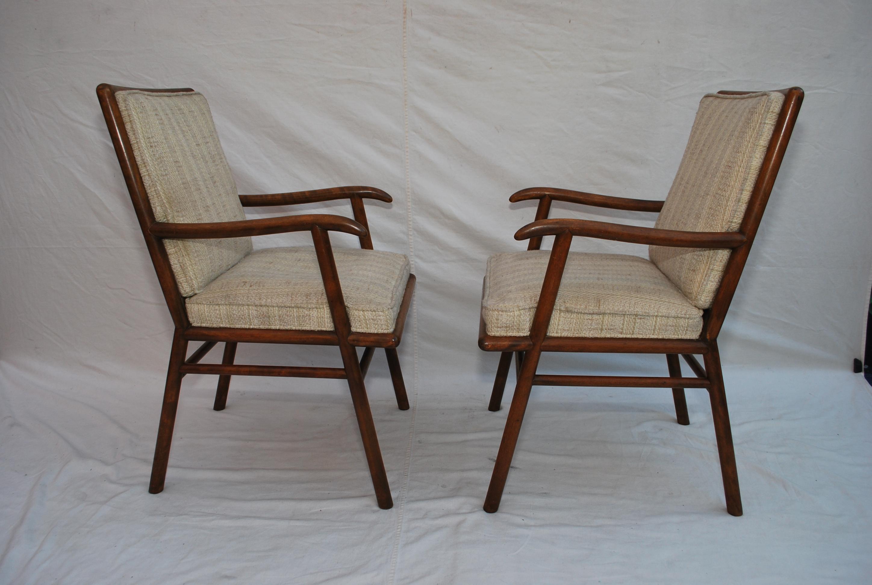 Metà XX secolo Sedie sexy del Mid Century design di TH Robsjohn Gibbings in vendita