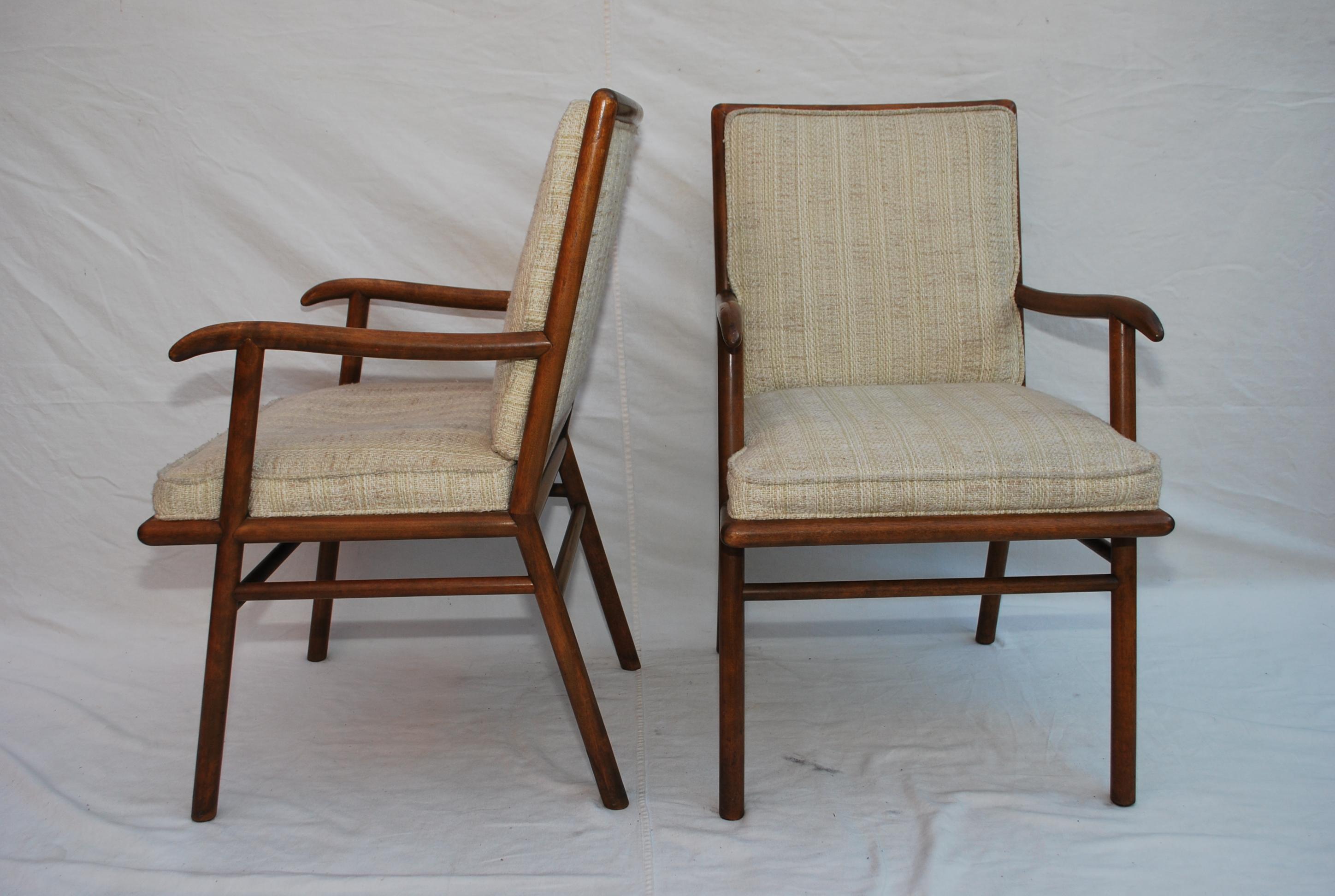 Sedie sexy del Mid Century design di TH Robsjohn Gibbings in vendita 2
