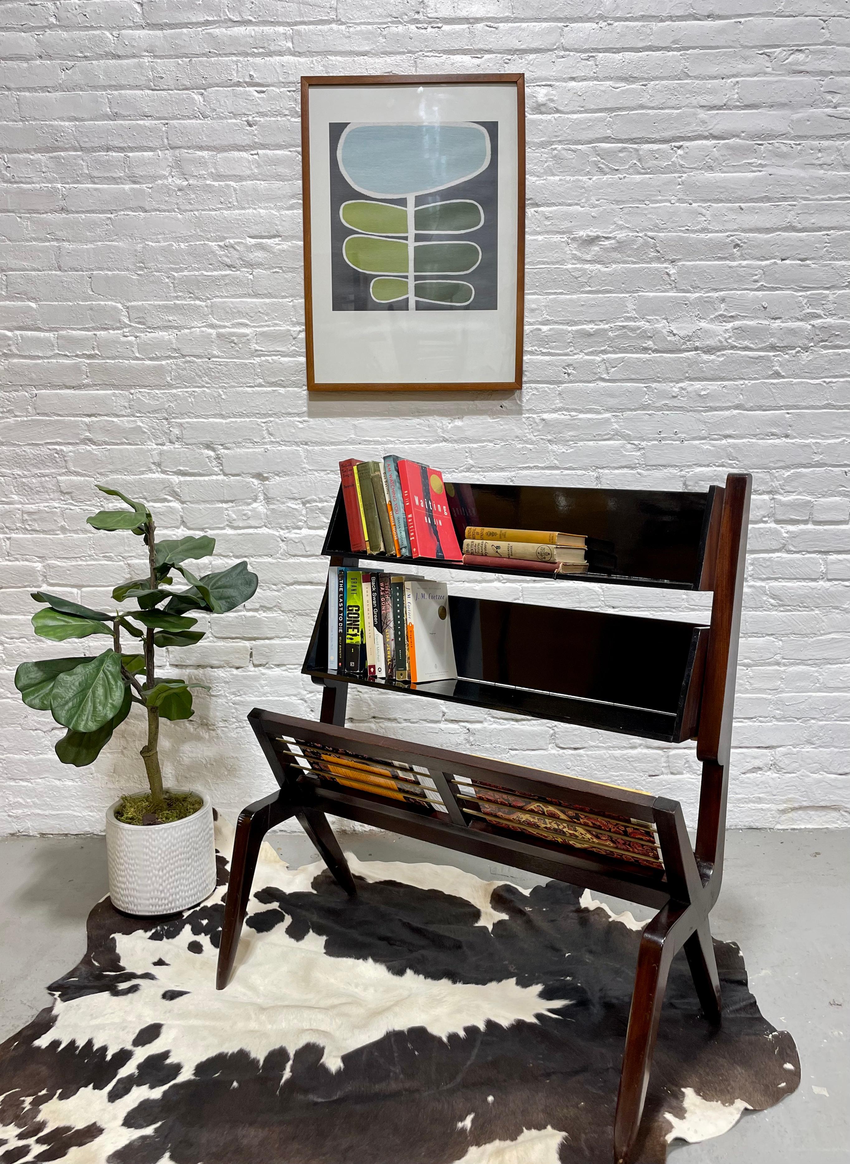 SEXY Mid Century Modern ITALIAN BOOKCASE by Ico Parisi For Sale 4