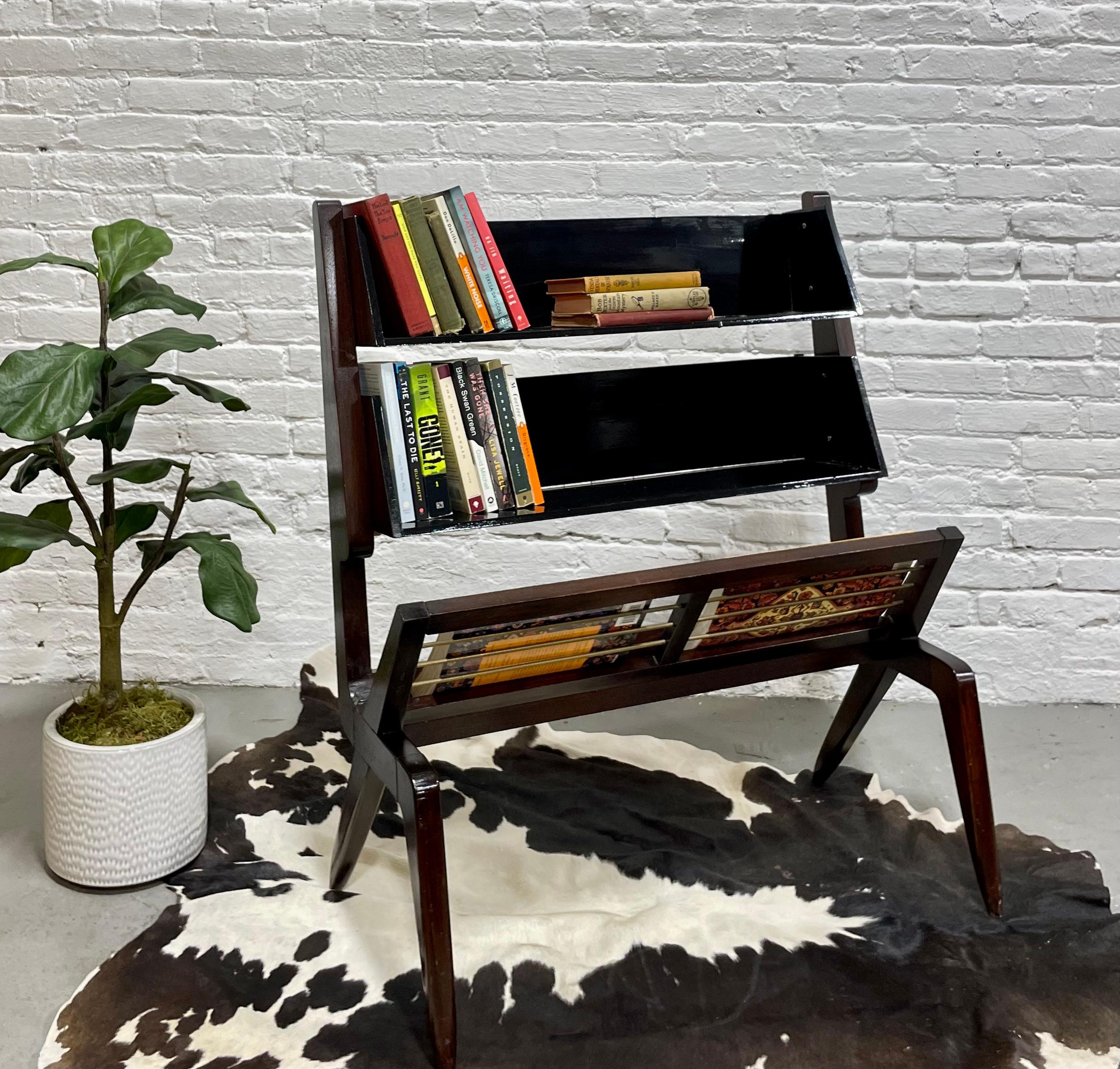 SEXY Mid Century Modern ITALIAN BOOKCASE by Ico Parisi For Sale 5
