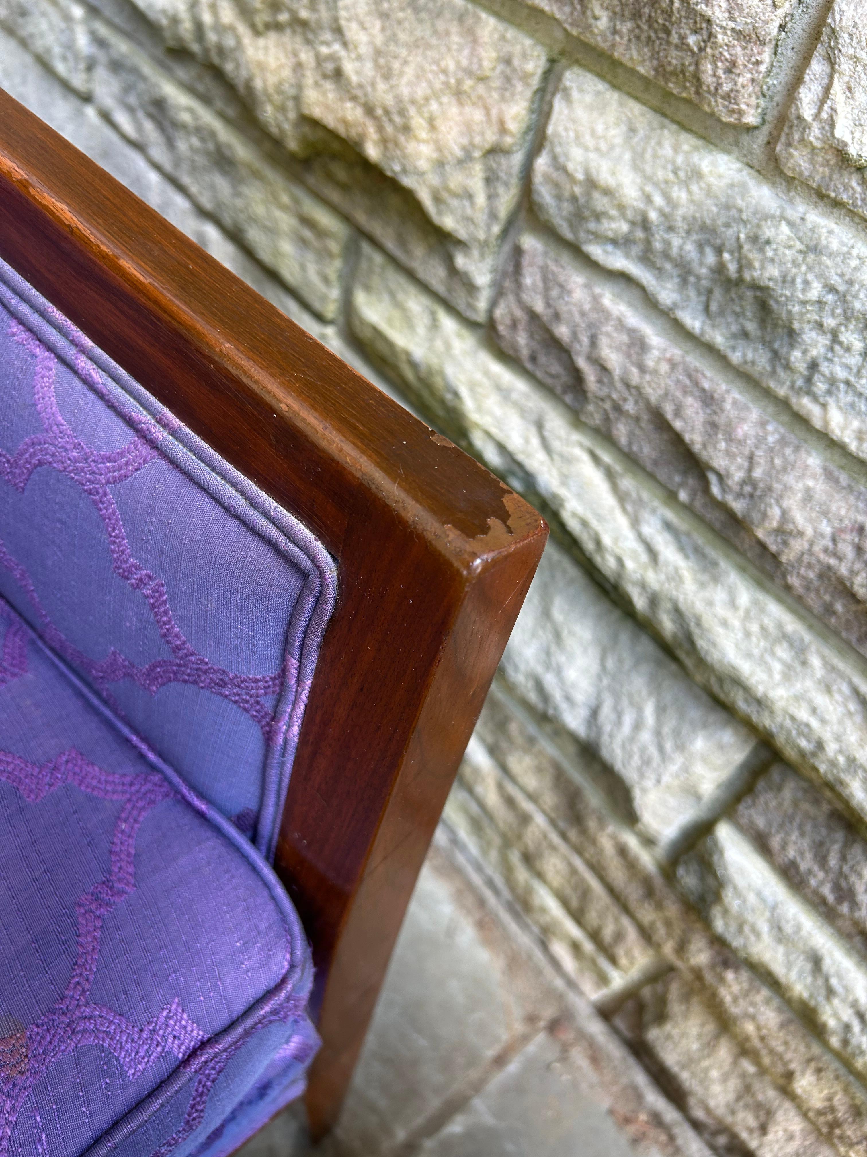 Paire de chaises à dossier en noyer de style Harvey Probber The Modernity en vente 13