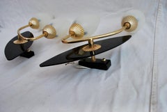 Sexy Pair of 1950's French Sconces
