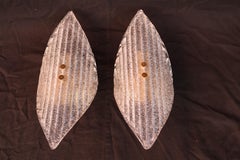 Sexy pair of 1970's Murano sconces