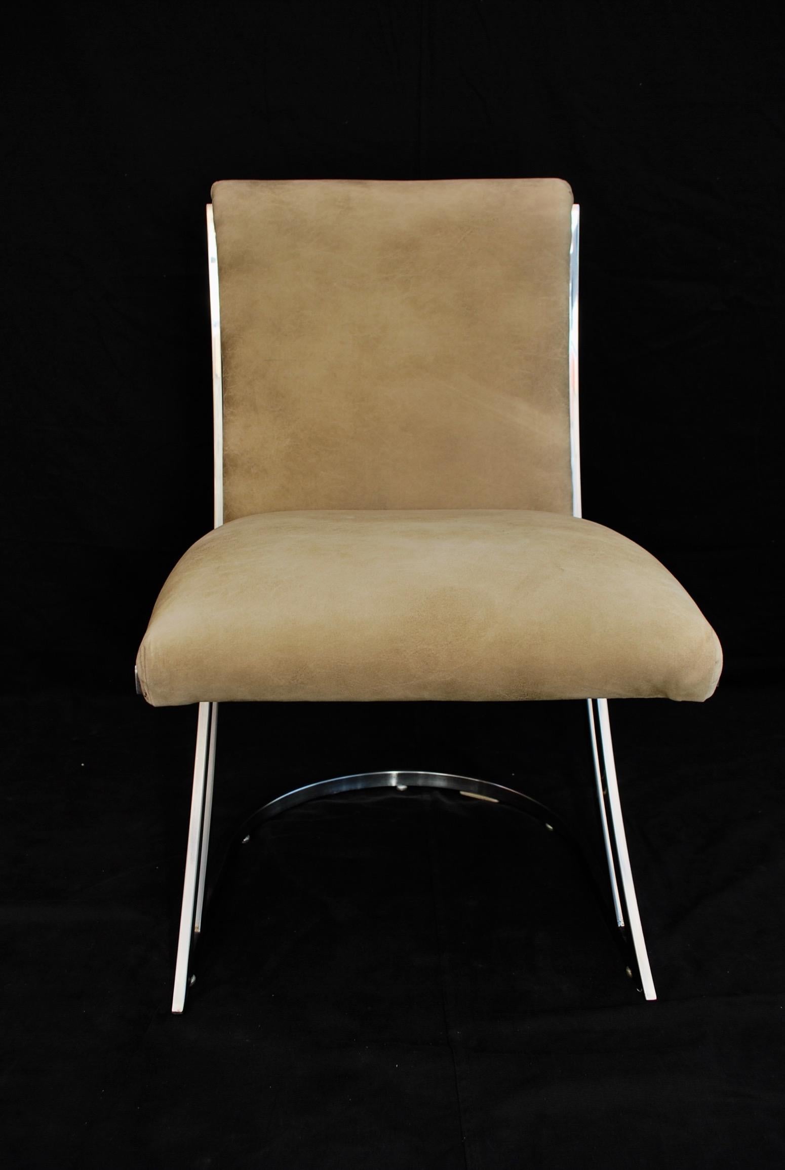 Mid-Century Modern Sexy Set of Six Dinning Chairs Design by Pierre Cardin