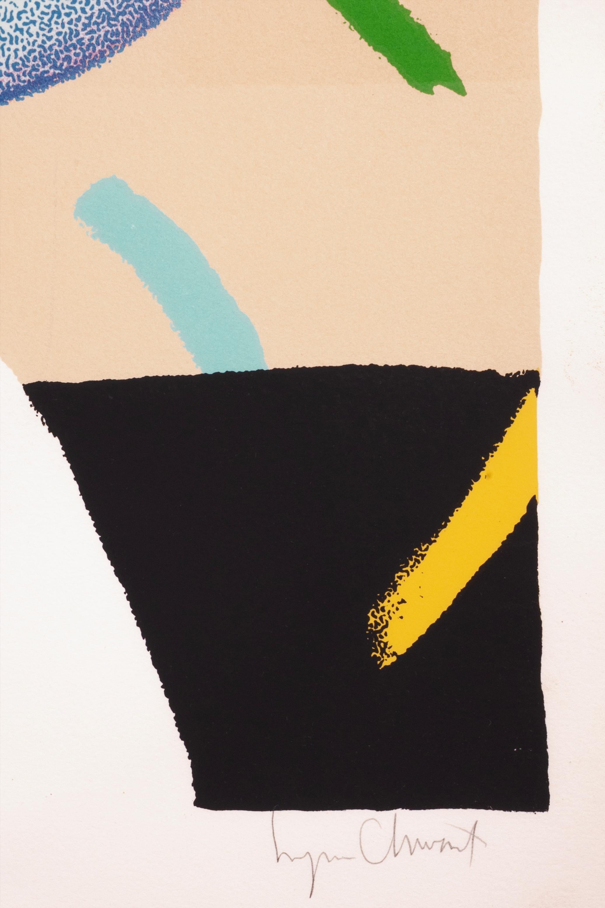 Seymour Chwast - Greta Garbo, 1989 Signierter postmoderner Siebdruck auf Papier 128/150 im Angebot 2