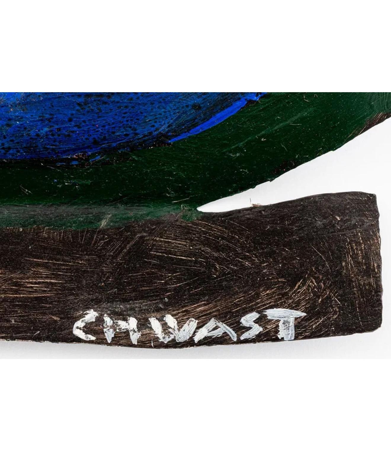 Pilots in Plane Painting on Metal Sculpture Wall Hanging Seymour Chwast Airplane im Angebot 8