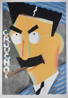 Groucho, Screenprint by Seymour Chwast