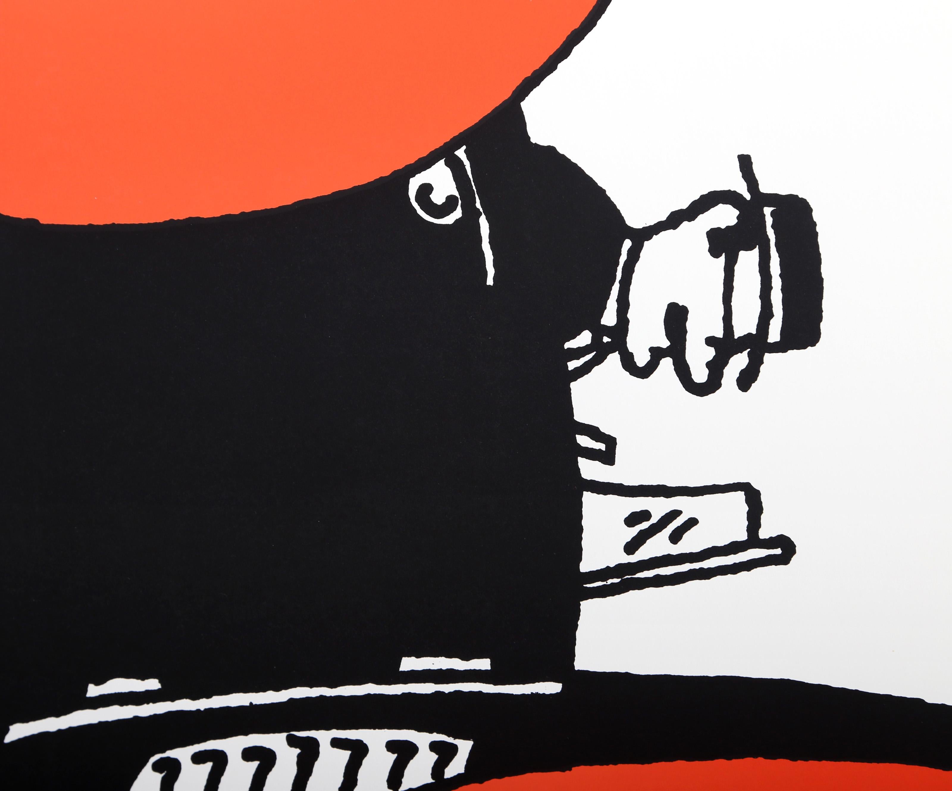 The Letter L, Pop Art Screenprint by Seymour Chwast For Sale 1