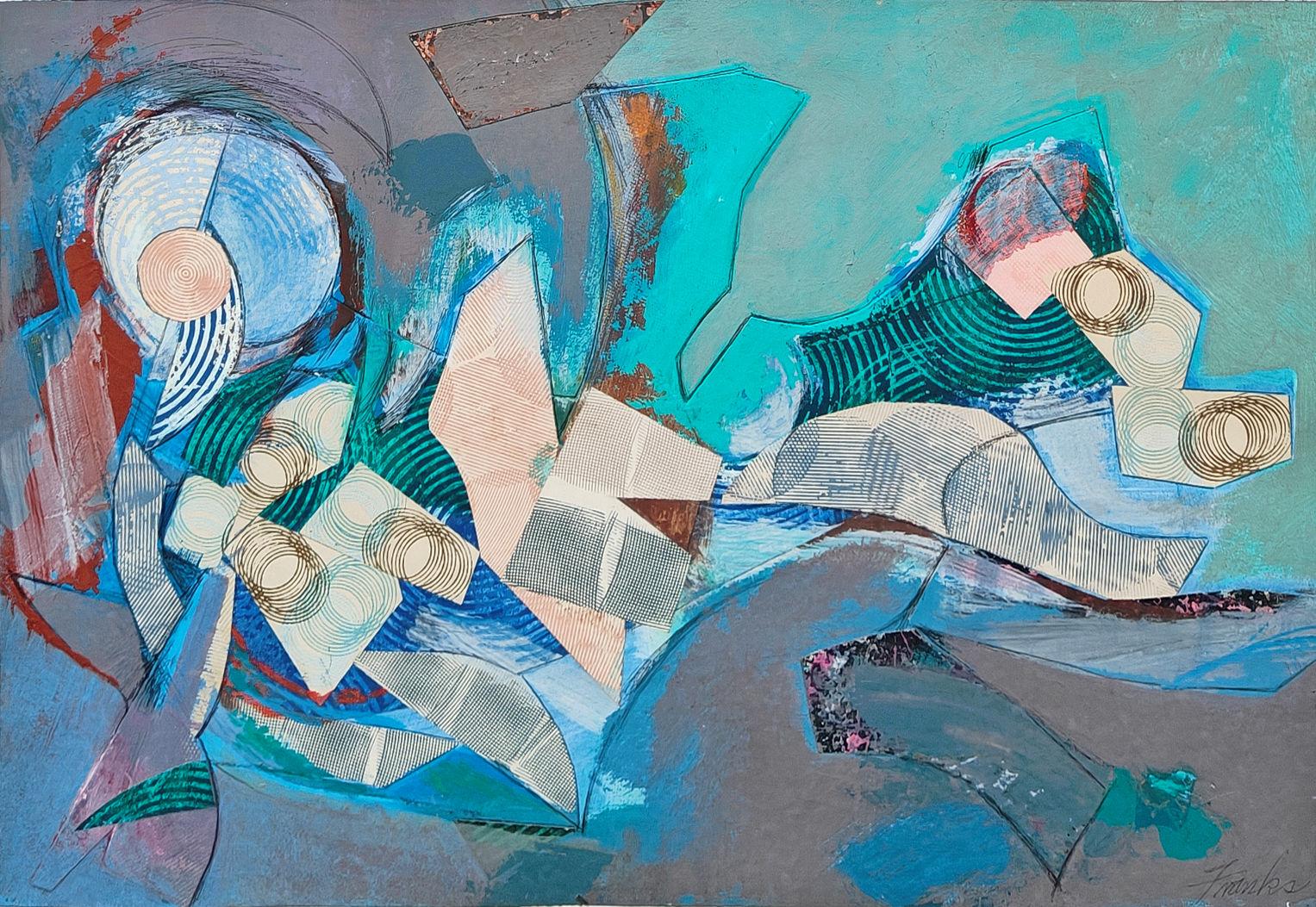 Seymour Franks
Sin título, hacia 1948
Firmado abajo a la derecha
Técnica mixta sobre panel
15 1/4 x 22 1/2 pulgadas


Seymour Franks, 1916-1981, era originario de Nueva York, donde nació en 1916. Con sólo 16 años contrajo la poliomielitis.