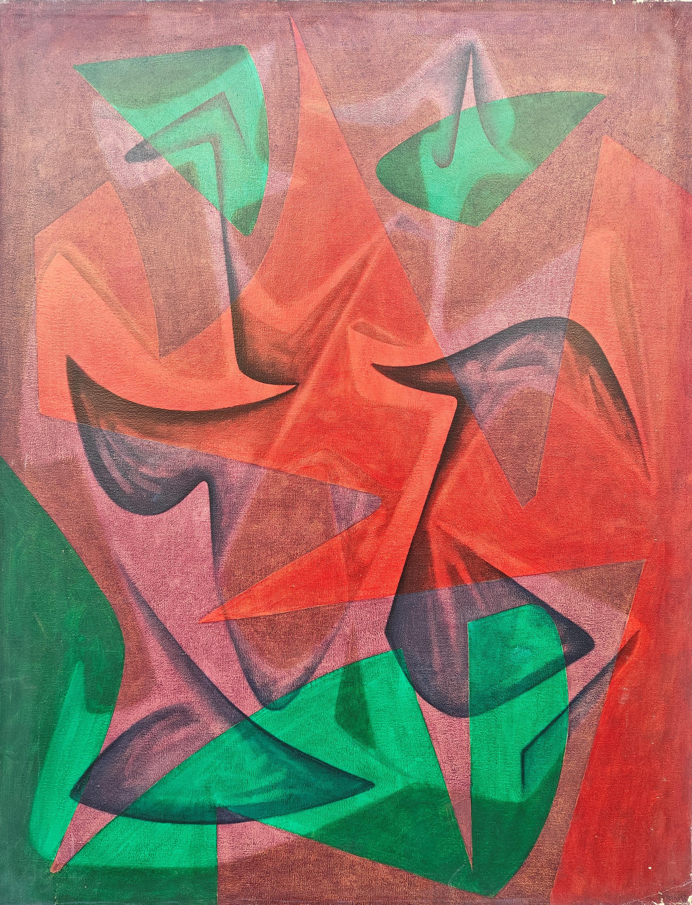 I Franks
Duo, 1947
Signé et daté en bas à droite
Huile sur toile
44 x 37 pouces


Seymour Franks, 1916-1981, est originaire de New York, où il est né en 1916. À l'âge de 16 ans, il a contracté la polio. Il rejoint ensuite le WPA et poursuit ses