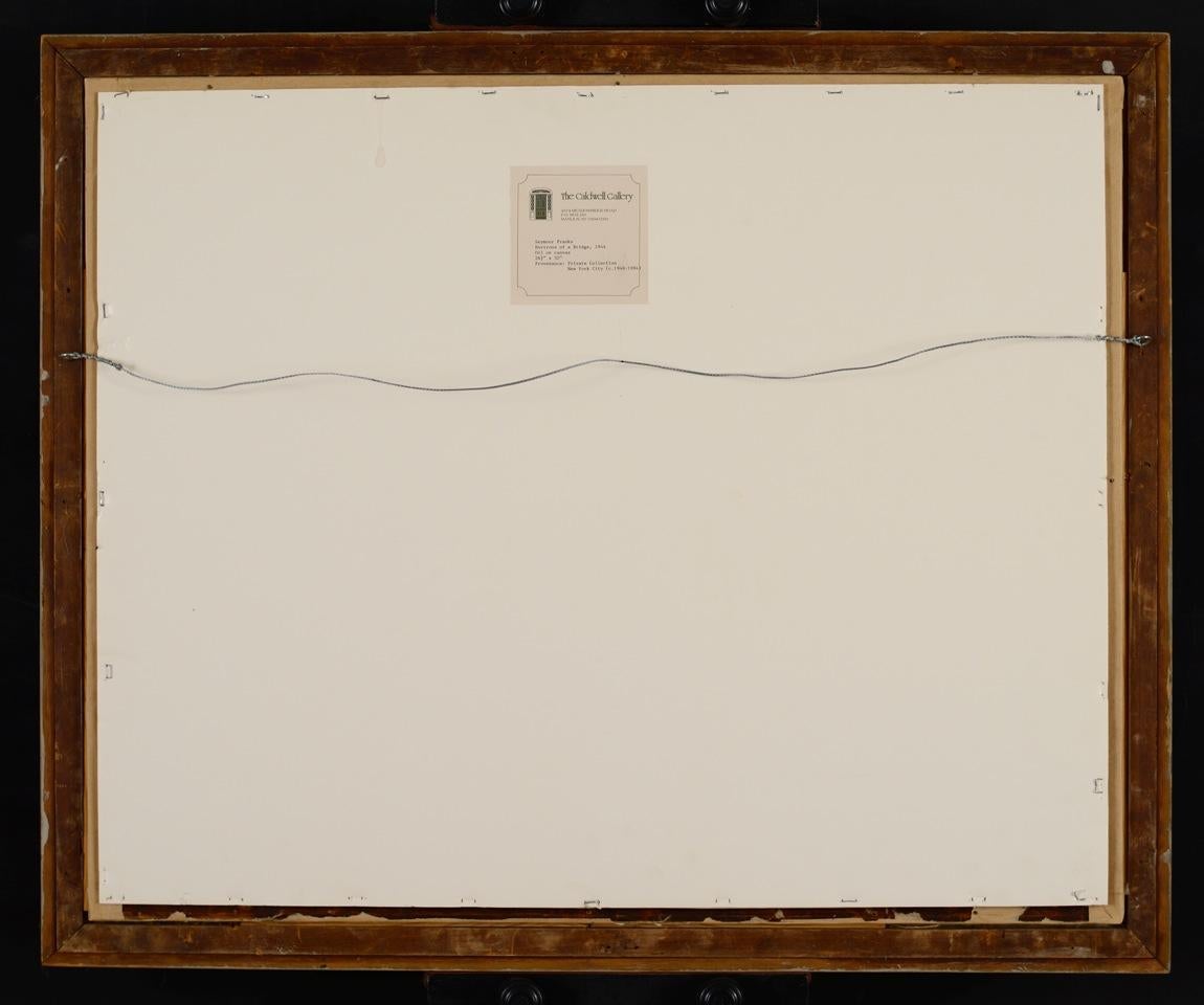 Cuadro al óleo Entorno de un puente by Seymour Franks en venta 5