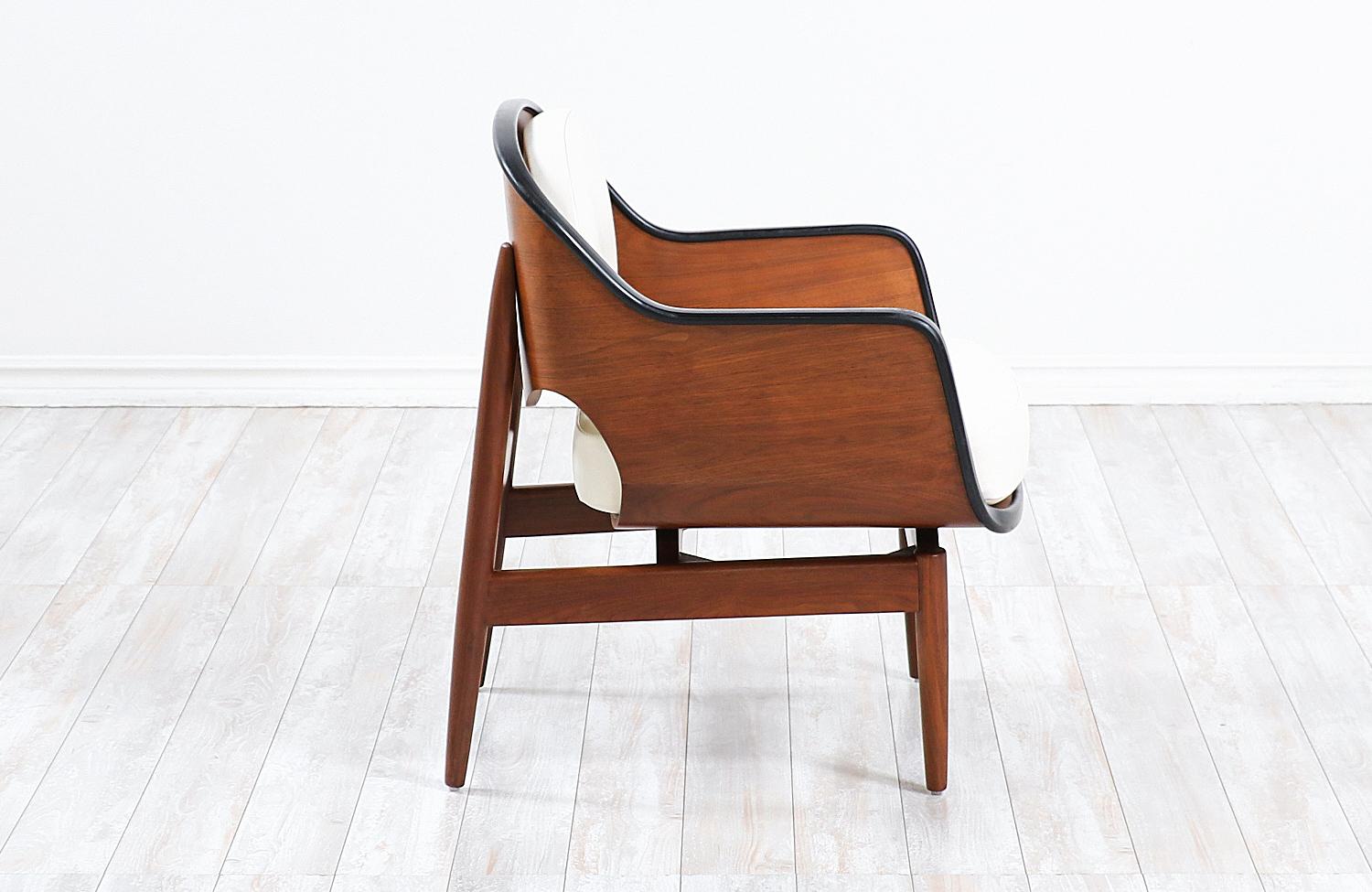 Mid-Century Modern Seymour J. Wiener Bentwood Lounge Chair for Kodawood