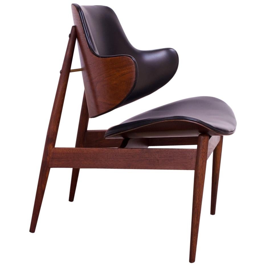 Seymour J. Wiener Walnut Lounge Chair for Kodawood