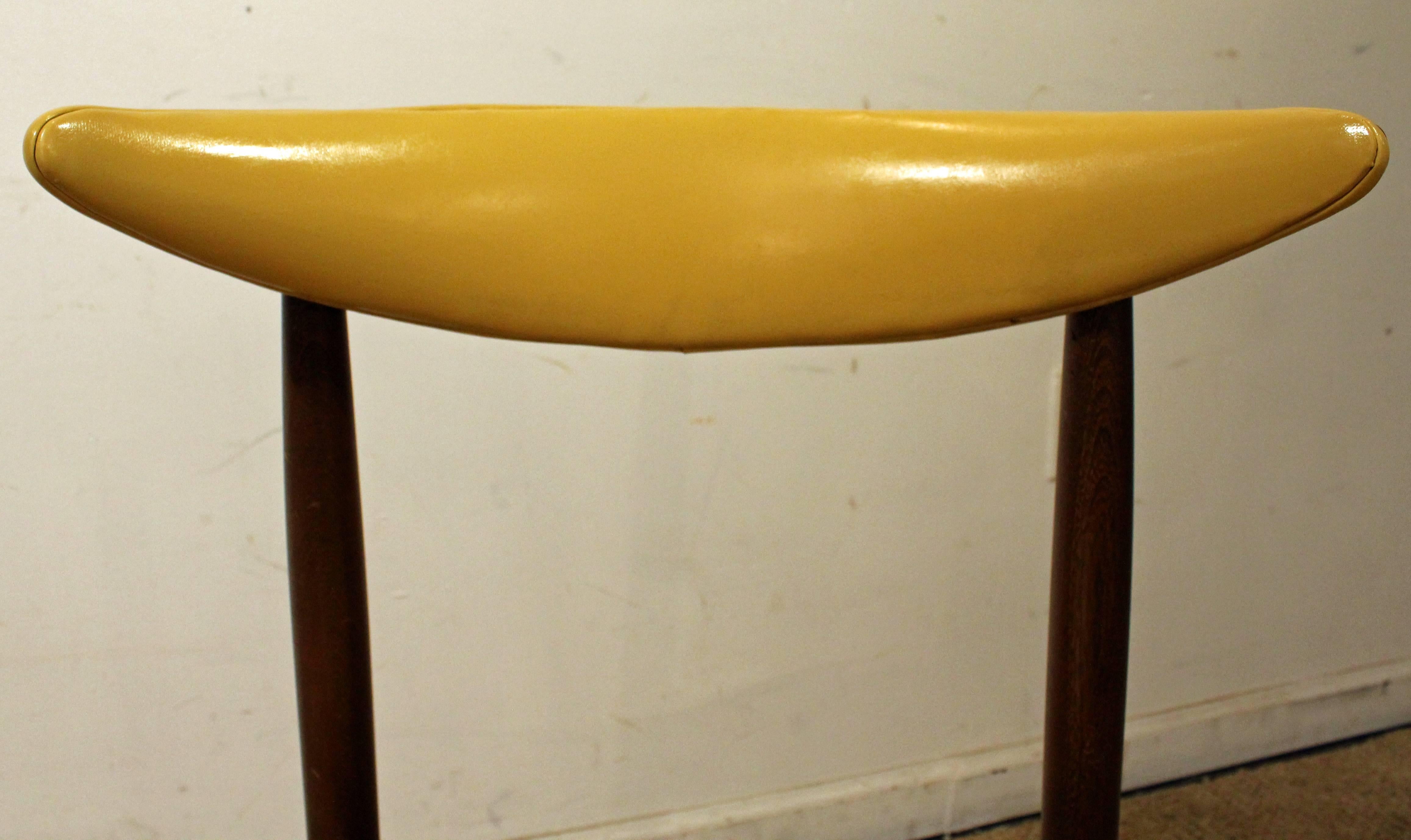Seymour James Wiener Kodawood Curved Back Walnut Side Chair 4