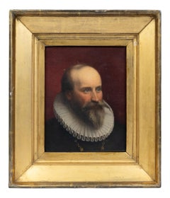 Un portrait d'un vieux gouverneur colonial par Seymour Joseph Guy (américain)