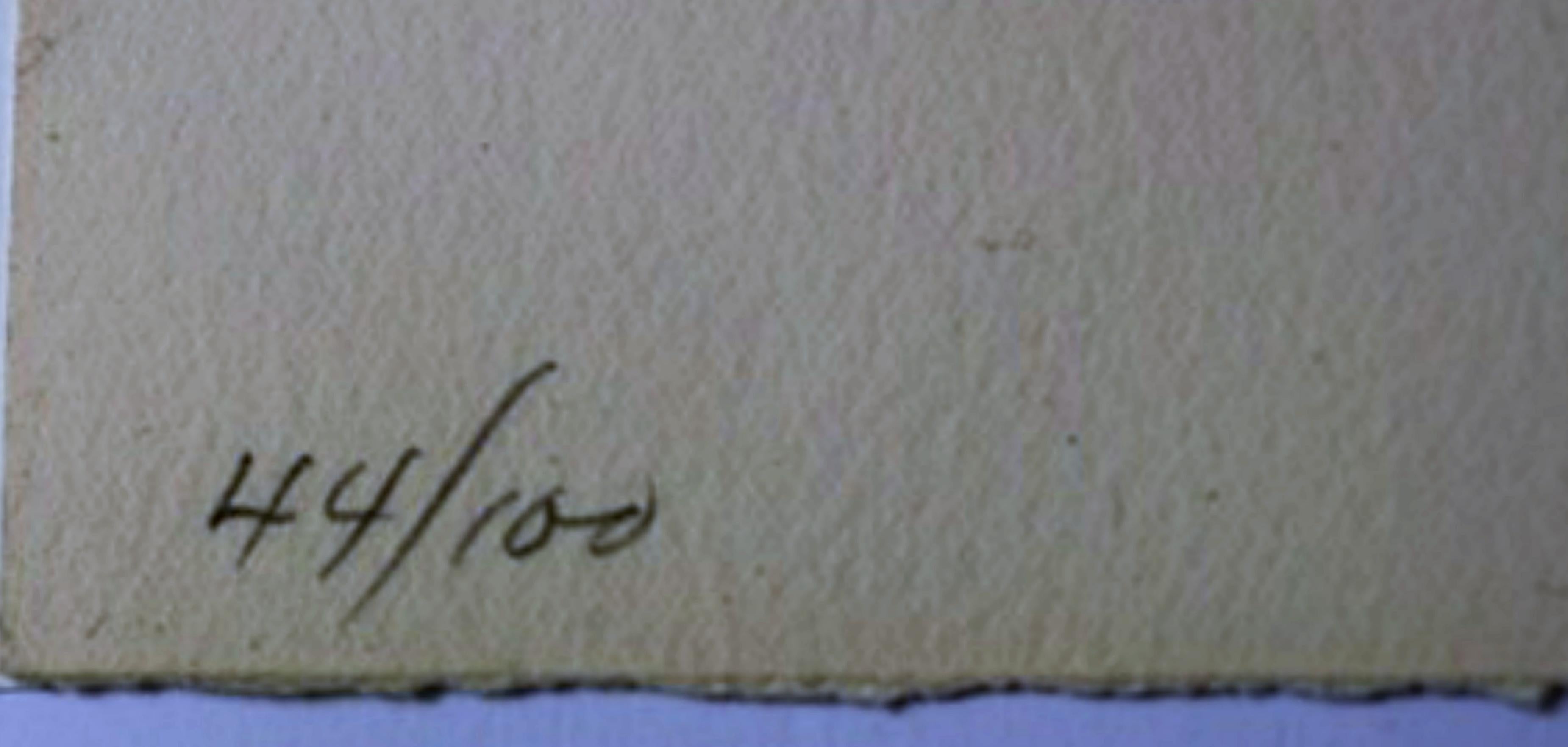 Oracle: Studie für Clairvoyant (Abstrakter Expressionismus), Print, von Seymour Lipton
