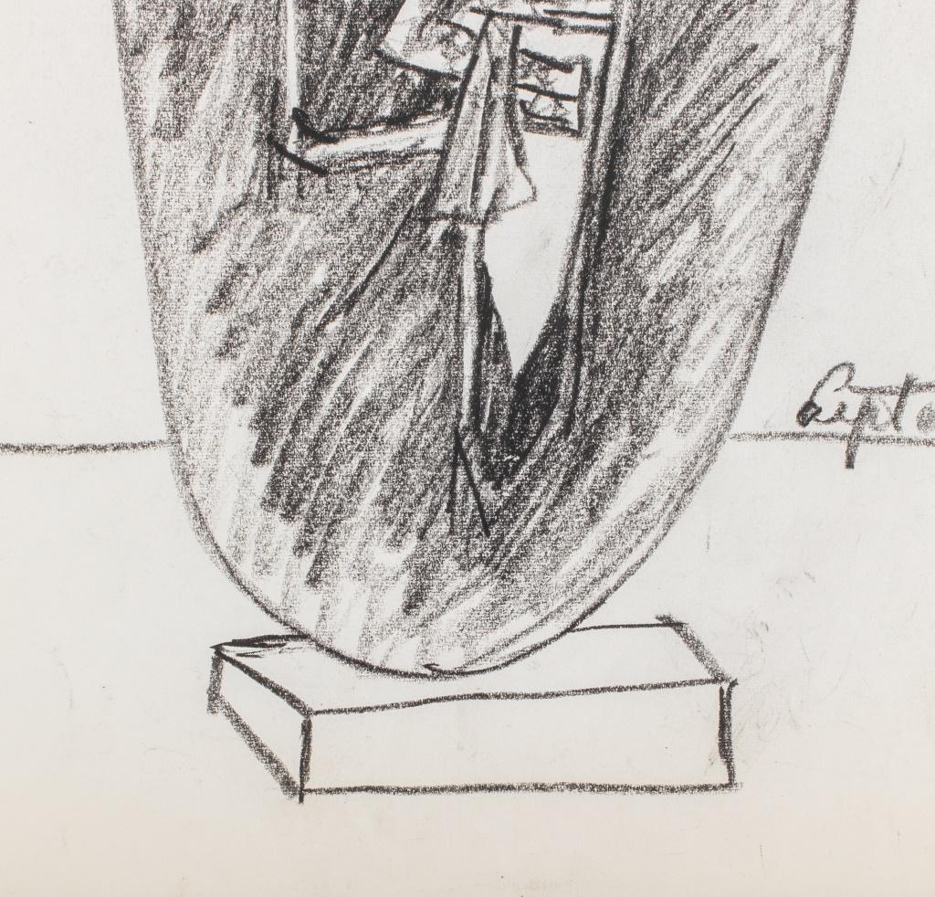 Seymour Lipton-Skulpturstudie, Skizze, 1964 (Sonstiges) im Angebot