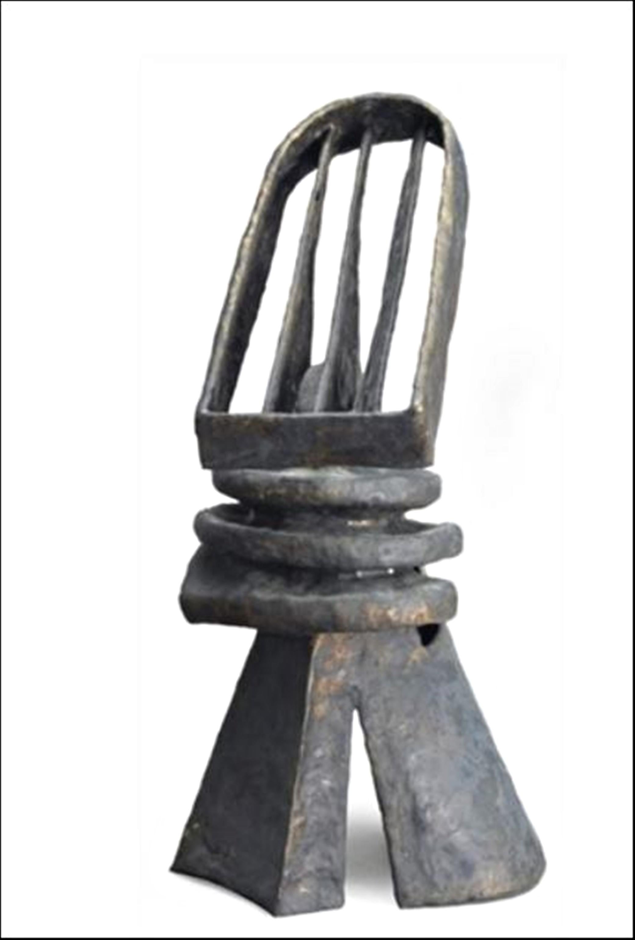 Seymour Lipton
Maquette for Laureate, ca. 1968-1969
Nickel silver on monel metal
Unique
18 × 8 1/2 × 7 inches

Marlborough-Gerson Gallery, New York
Acquired from the above by the previous owner, 1969
thence by descent
Christie
s New York: Monday,