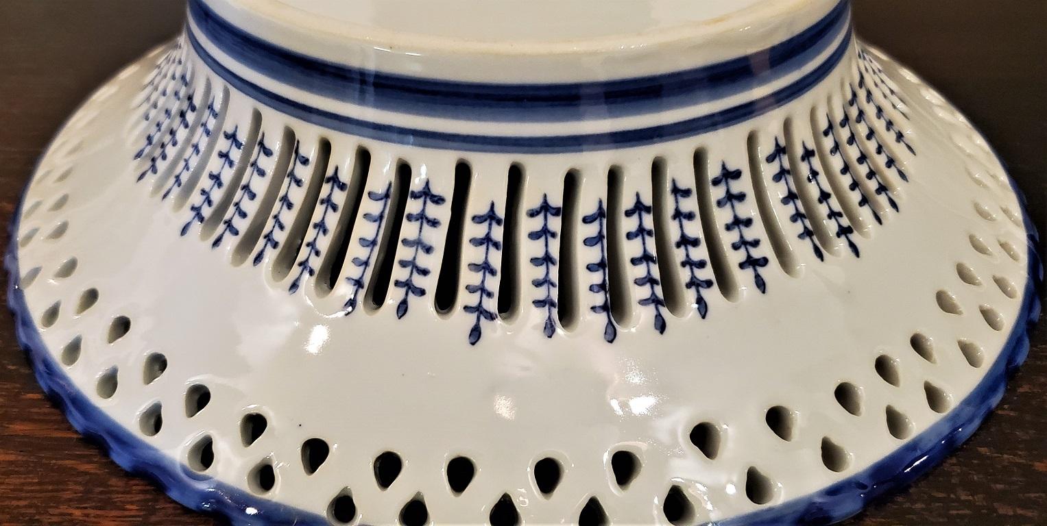 Seymour Mann Blue China Porcelain Centerpiece 2