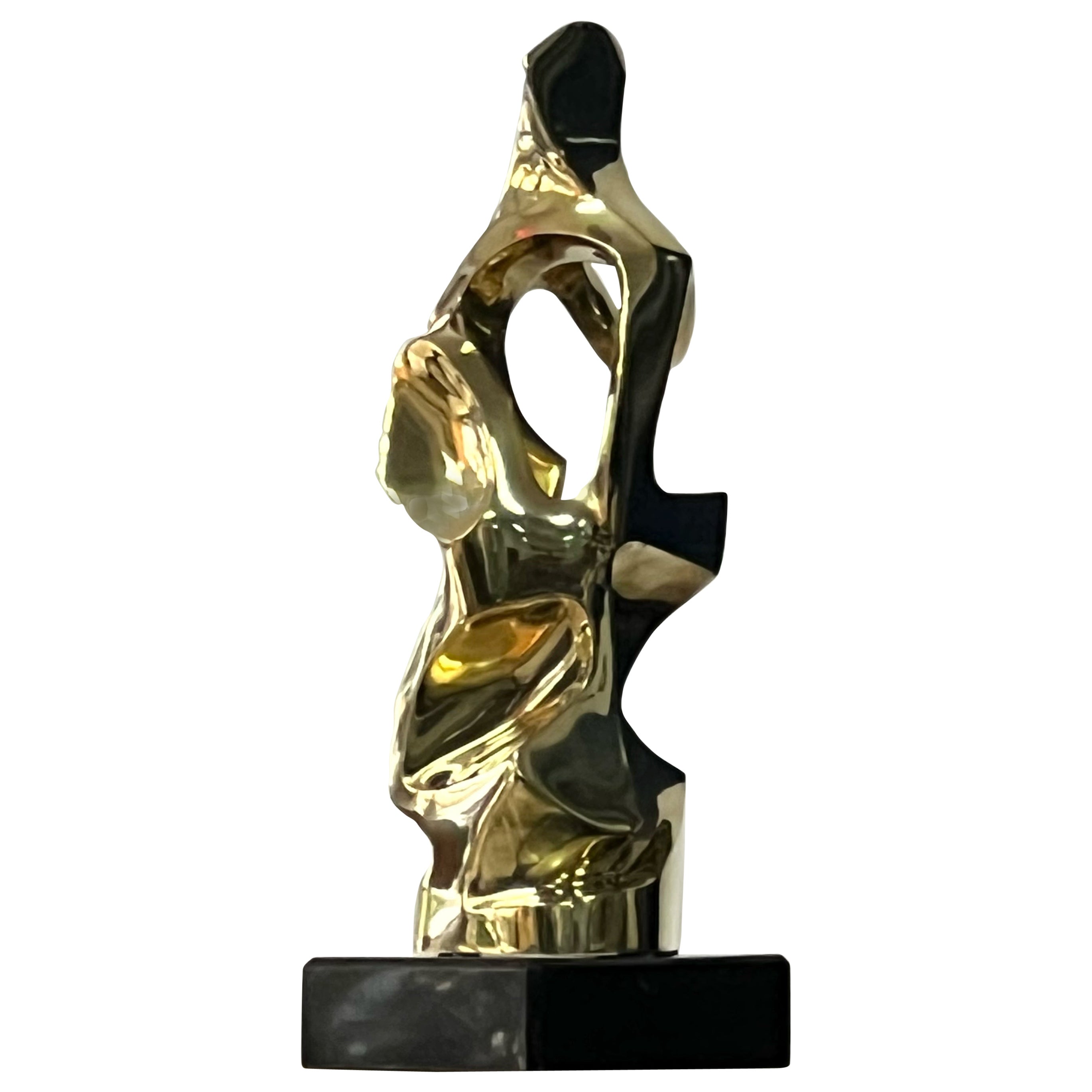 Seymour Meyer Modern Abstract Bronze Sculpture