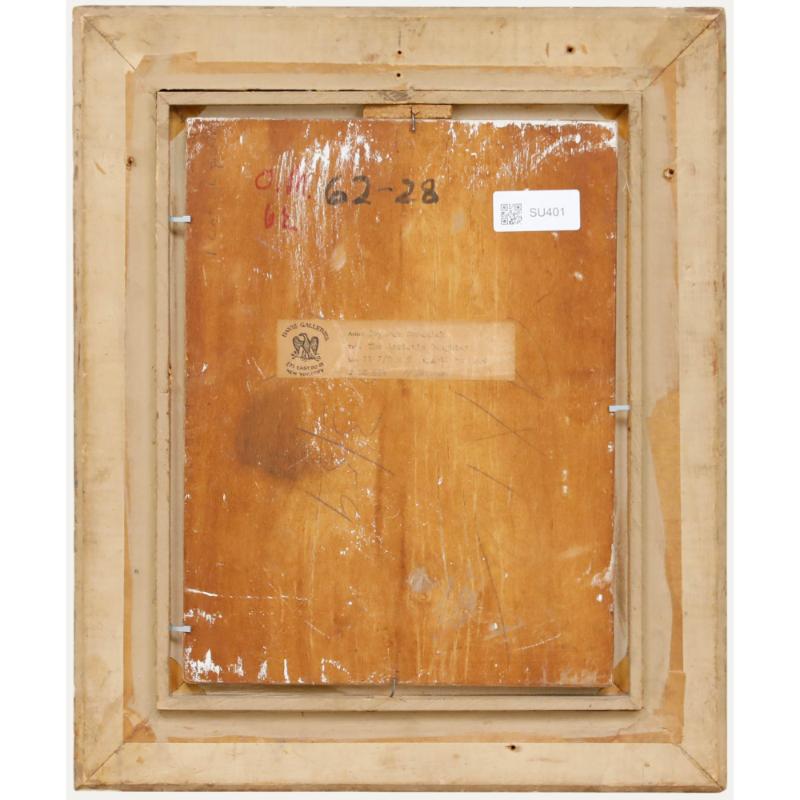 Seymour Remenick (1923-1999) - Óleo de mediados del siglo XX, La hija del artista en venta 2