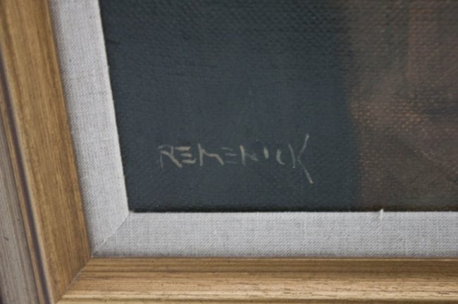 Peinture à l'huile figurative « Folk Singers » de Seymour Remenick en vente 1