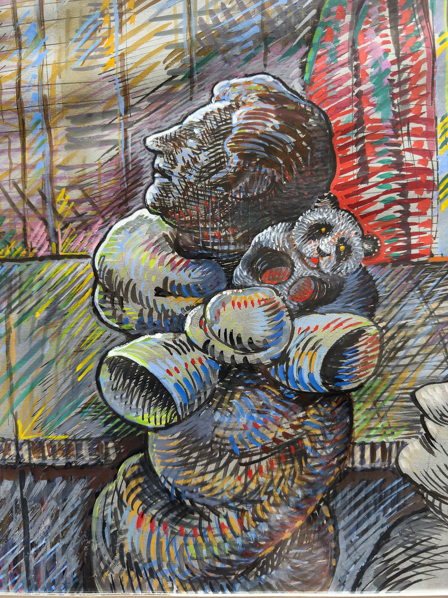 Fille indienne d'Amérique du Nord nue sur une scène burlesque en vente 1