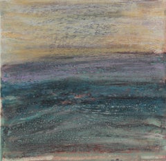 "Storm at Sea I",  Pt. Lobos, CA, Abstract Seascape in Painting, 1984