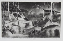 Central Park #2 1949 Etching