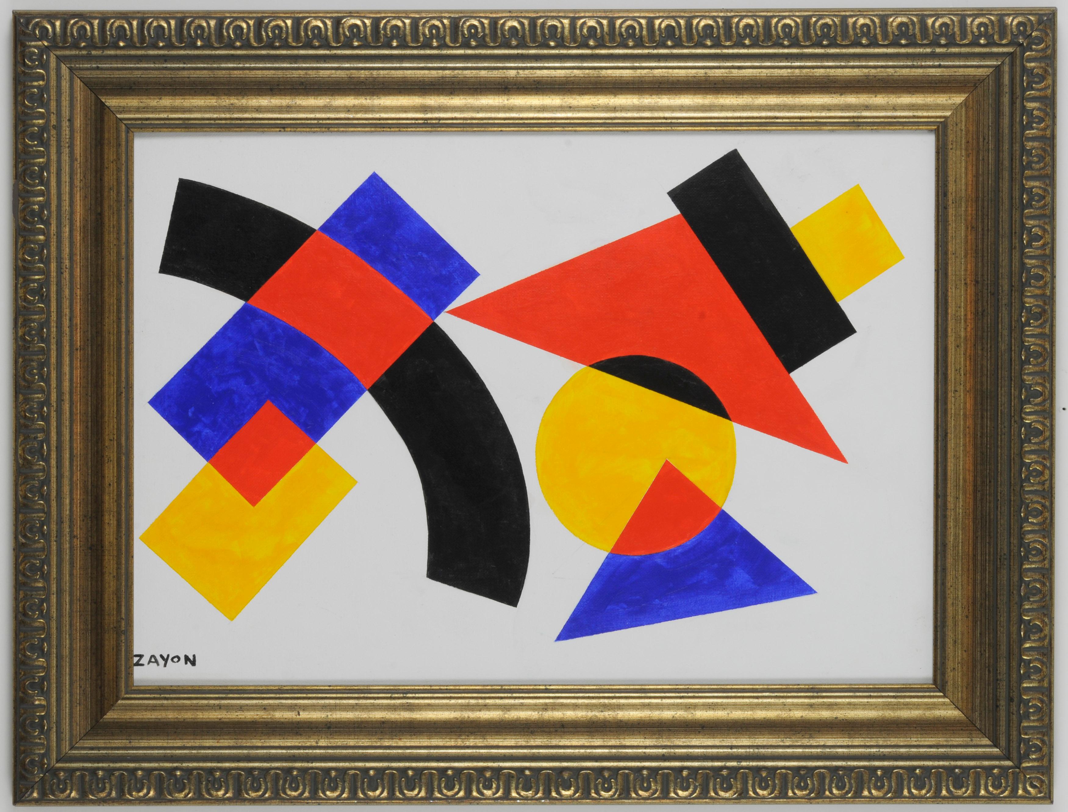 Seymour Zayon Abstract Painting – Ohne Titel (Abstraktion)