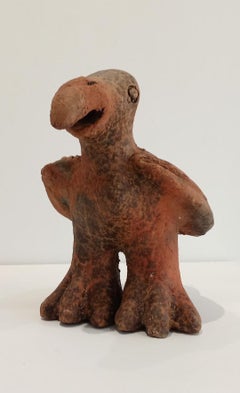 Bird Seyni Awa Camara Terracotta sculpture ceramic animal African art earthtones