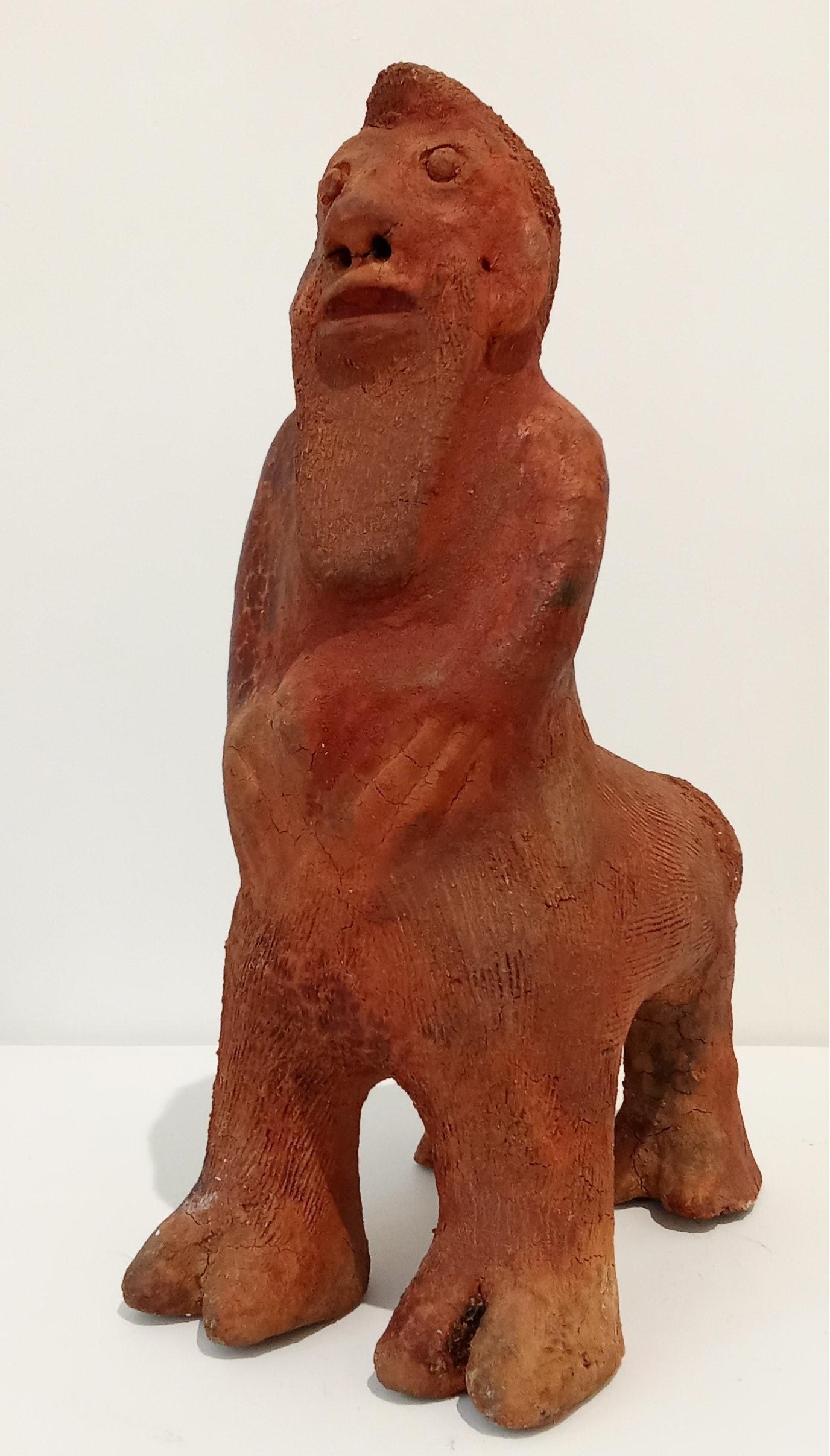 Centaur Seyni Awa Camara Terracotta sculpture mythology animal African art earth