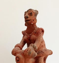 Moped Frau Seyni Awa Camara Terrakotta Skulptur Keramik Humor Afrikanische Kunst