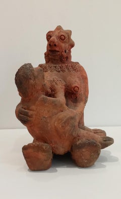 Mother and child Seyni Awa Camara Terracotta sculpture African art maternity